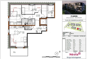 t4 à la vente -   68120  PFASTATT, surface 84 m2 vente t4 - UBI448472264